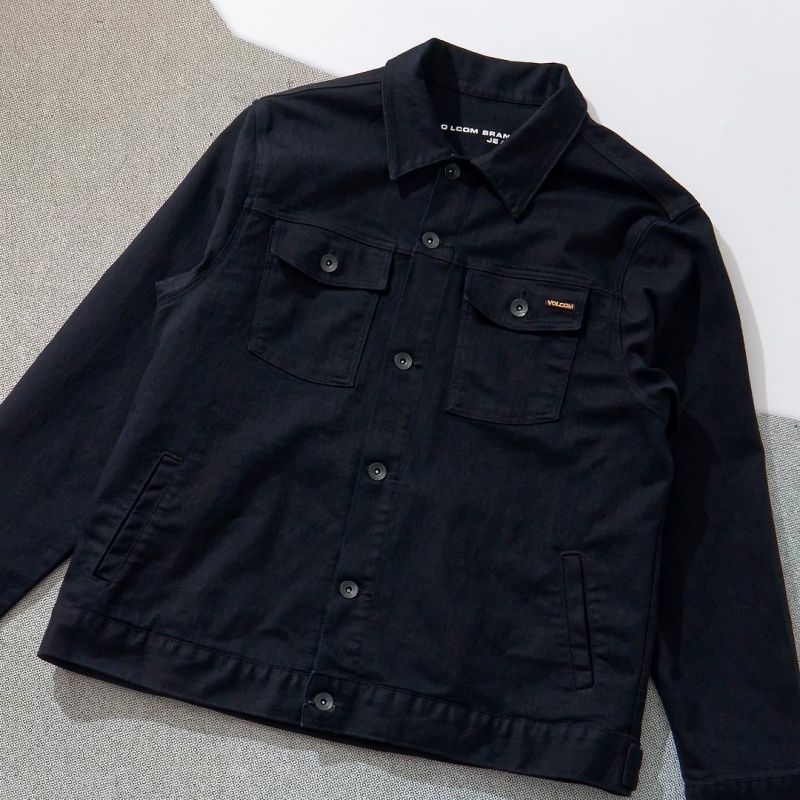 Jaqueta Leve Volcom Stereo Stone Preto